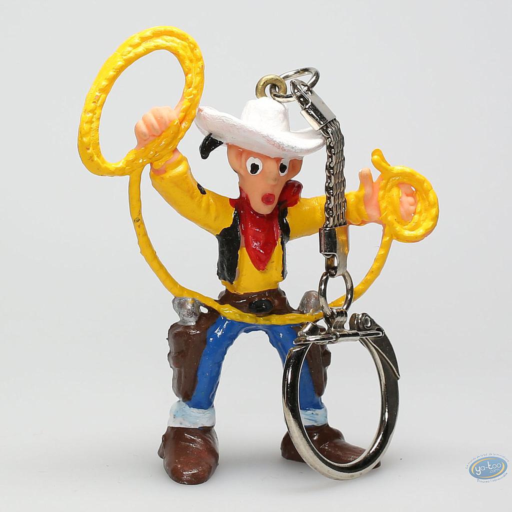 Figurine porte-clé PVC Lucky Luke - Lucky Luke au lasso