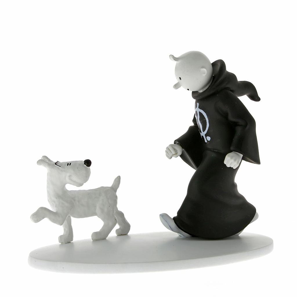 Figurine résine Tintin - #205 N/B - Tintin En Toge