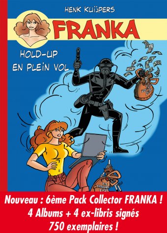 Franka - Pack Collector 6 (Tomes 03-04-09-24) (dos rouge)