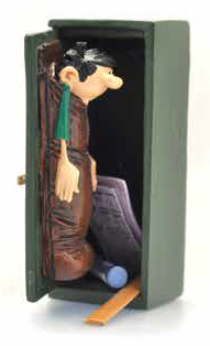 Figurine métal Gaston - Les inventions - L'armoire spéciale sieste (Pixi)