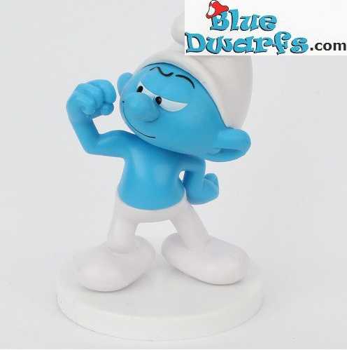 Figurine plastique - Schtroumpf costaud