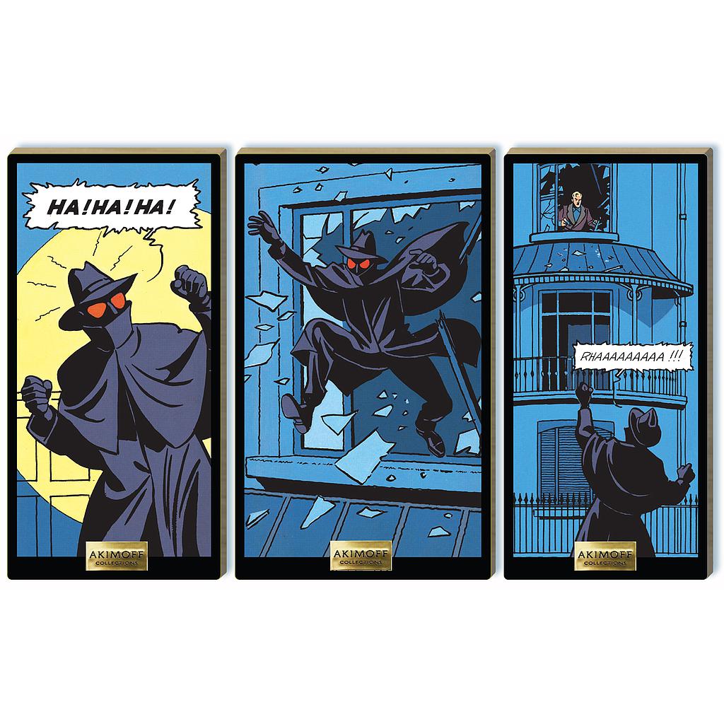 Tableau en bois Blake & Mortimer - T06 La marque jaune - La fuite de la marque jaune (Triptyque)