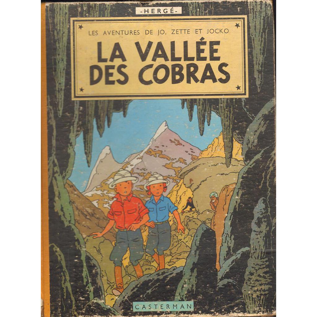Jo, Zette et Jocko - EO T05 - La vallée des cobras (B20bis)