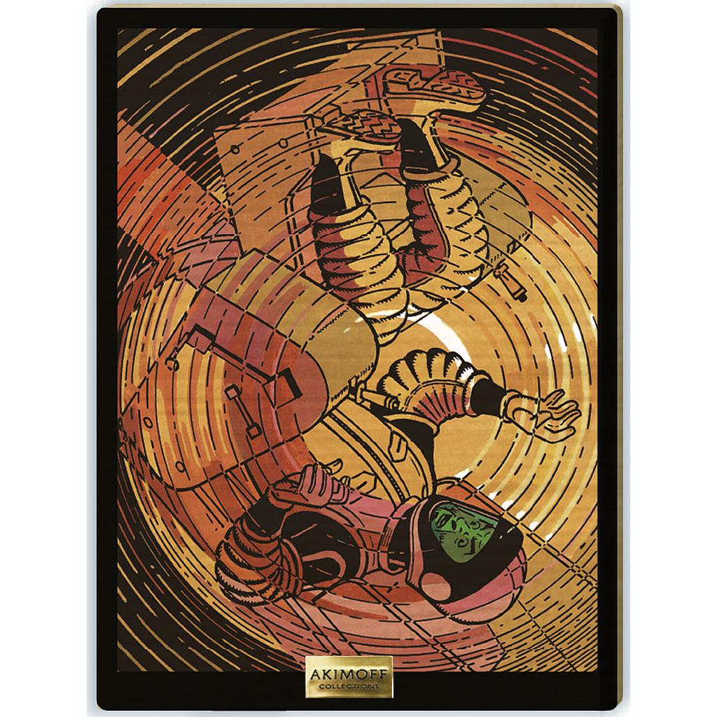 Tableau en bois Blake & Mortimer - T09 Le piège diabolique - Mortimer à l'intérieur du Chronoscaphe