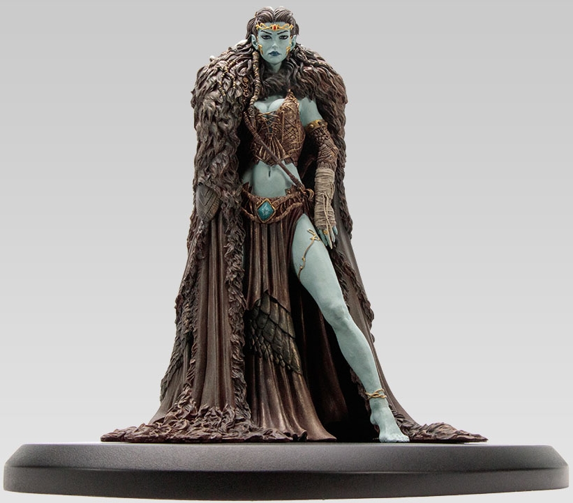 Figurine résine Mondes d'Aquilon - Elfes - Vaalann l'Elfe bleue (Attakus)