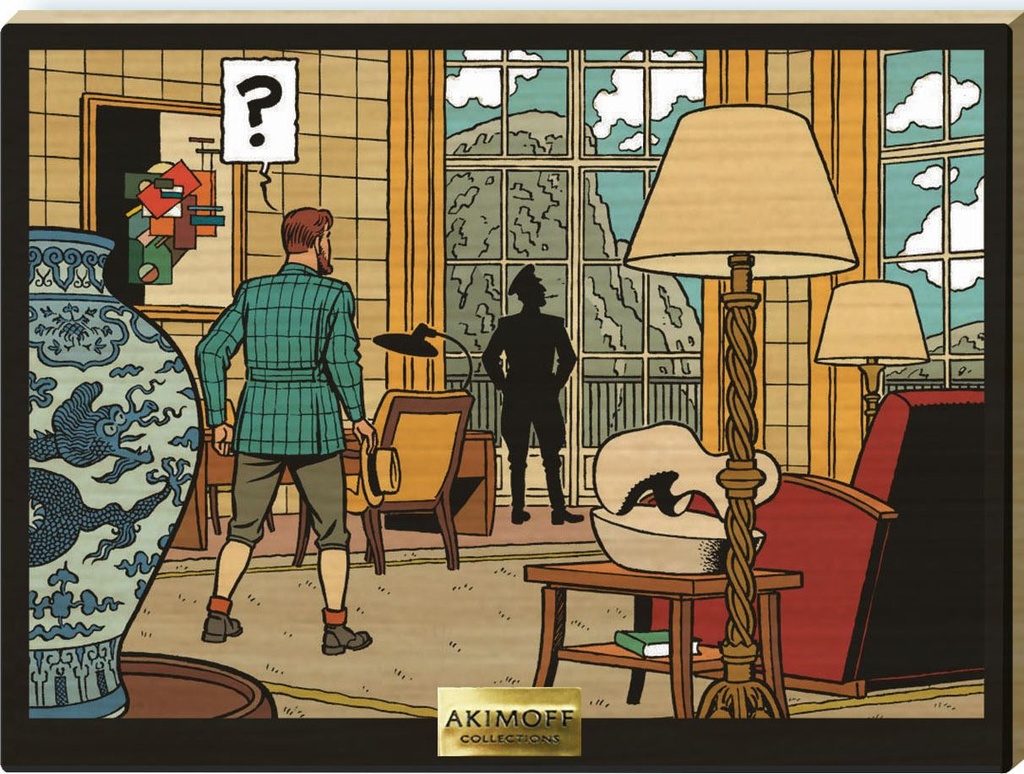 Tableau en bois Blake & Mortimer - T29 Huit heures à Berlin - Un décor somptueux