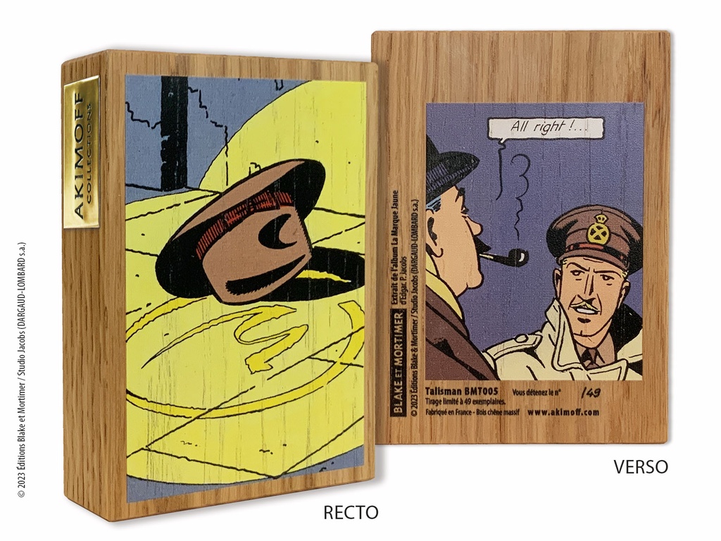 Talisman en chêne - Blake & Mortimer - T06 La marque jaune – La marque jaune