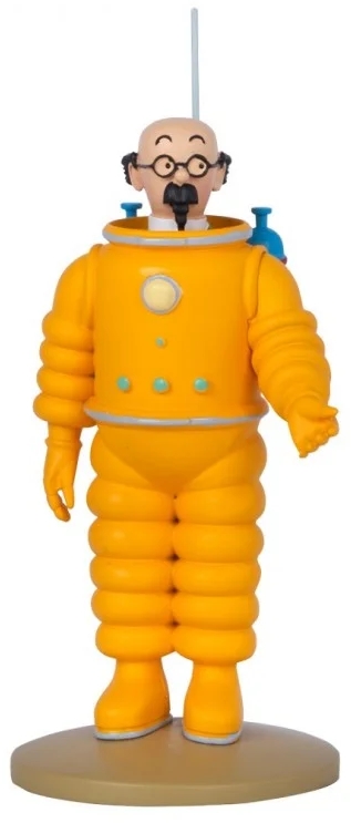 Figurine résine Tintin - #113 - Tournesol en scaphandre lunaire