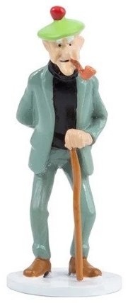 Figurine métal Tintin - Carte de voeux 1972 - Vieil écossais