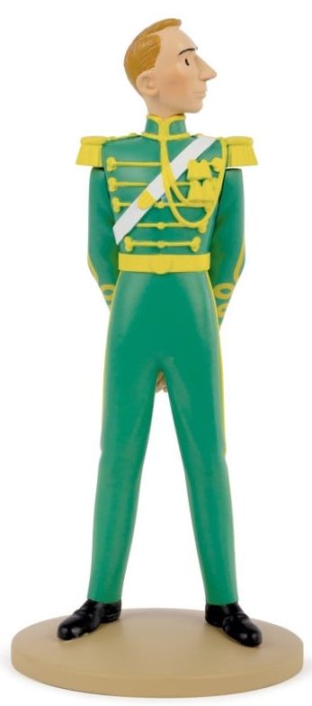 Figurine résine Tintin - #111 - Hergé en officier de la cour Syldave