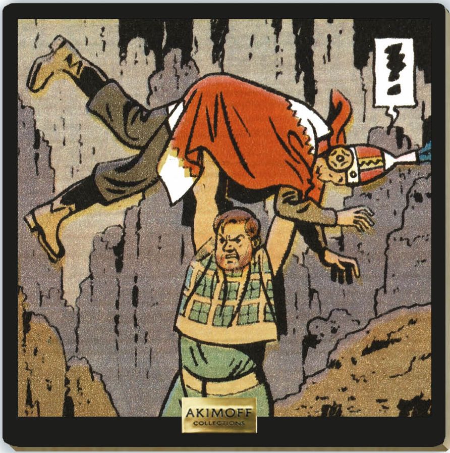 Tableau en bois Blake & Mortimer - T07 L'énigme de l'Atlantide - Olrik humilié