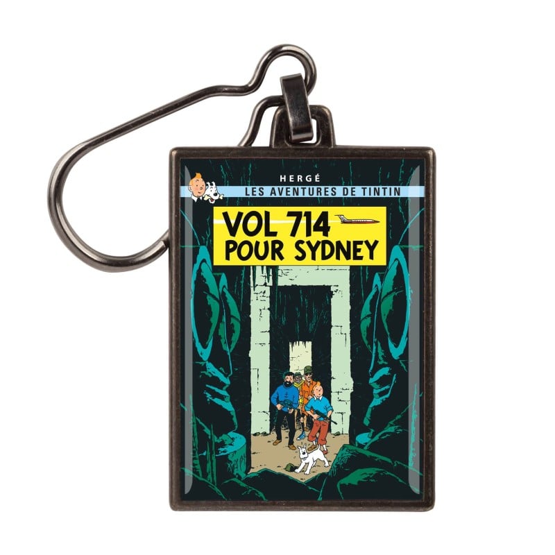 Tintin Porte-clé métal - Couverture T22 Vol 714 pour Sidney