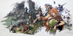 Poster Loisel La quête de l’oiseau du temps Couleurs (50x100) N&S 399 ex.