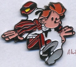 Pin's Spirou & fantasio - Spirou sautant