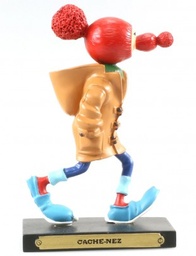 Figurine résine Gaston - Les inventions #06 - Le cache nez