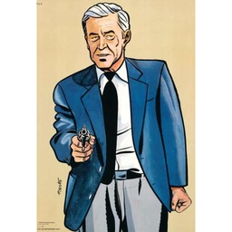 Poster - Cible PJ Liège - Tibet : Homme au veston bleu 2