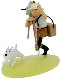 Figurine résine Tintin - T02 Au Congo N/B Colorisé - Tintin cinéaste HS01