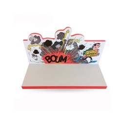 Présentoir en bois pour figurine métal Gaston - Origines - Tube de couleurs (Pixi)