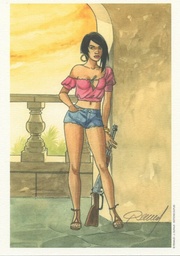 Renaud - Femme au fusil