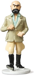 Figurine métal Tintin - Carte de voeux 1972 - Docteur J.W. Müller