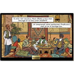 Tableau en bois Blake & Mortimer - T28 Le dernier espadon - Un copieux déjeuner