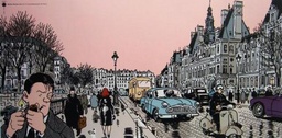 Poster Tardi Nestor Burma dans le 04ème arrdt (25x50)