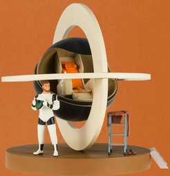 Figurine résine Blake & Mortimer - Le chronoscaphe - Mortimer en combinaison blanche