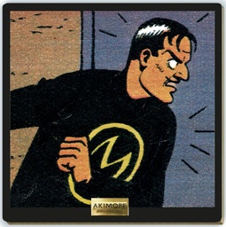 Tableau en bois Blake & Mortimer - T06 La marque jaune - Olrik Guinea Pig